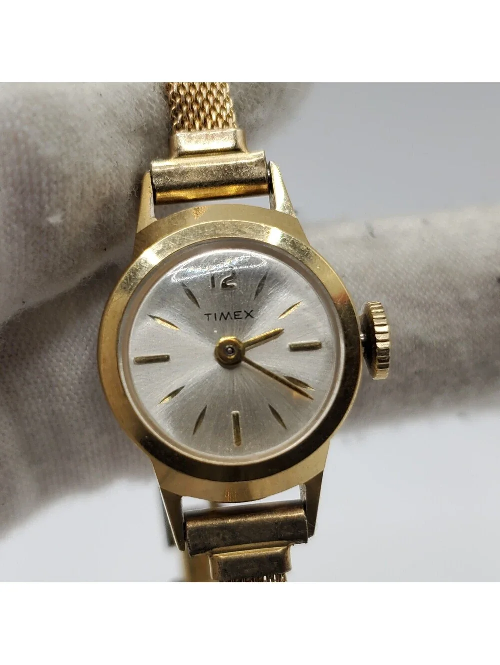 Vintage Timex Mechanical Watch 10k GF Top Watch Women For Parts Or Repair